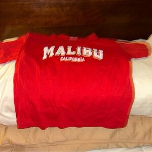 Malibu Kids Red Shirt XL